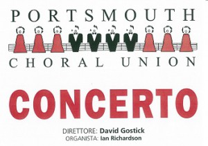 locandina concerto Portsmouth Choral Union