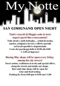 my notte  san gimignano